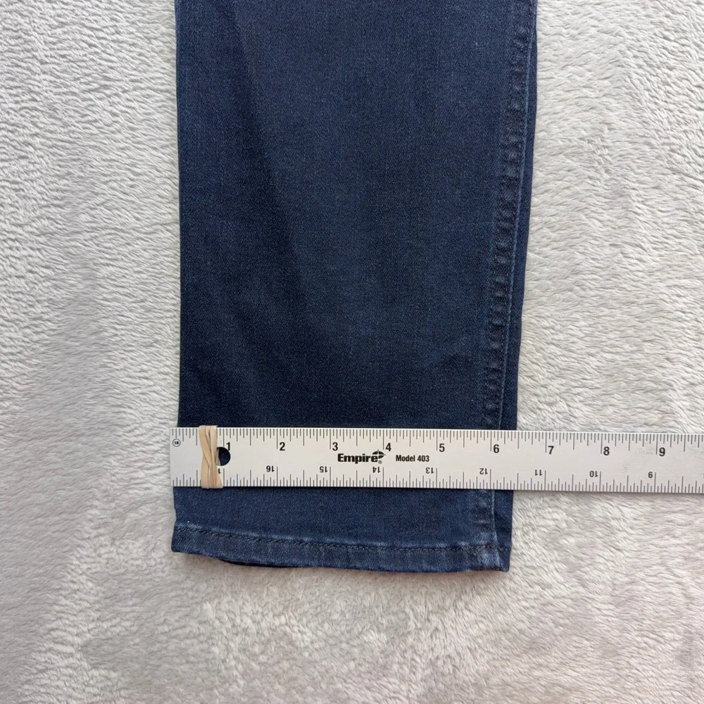 7 For All Mankind Jeans Womens 26 Blue Kimmie Straight Leg Dark Wash Stretch